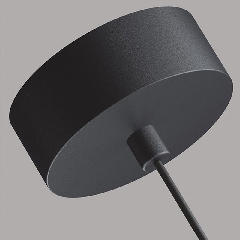 Arisha Moderna Minimalista Lineal Metal Lámpara Colgante Negra