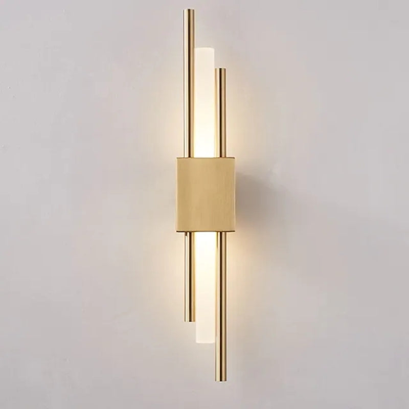 Arisha Moderna Geometría Metal LED Aplique de Pared Blanca/Dorada/Verde
