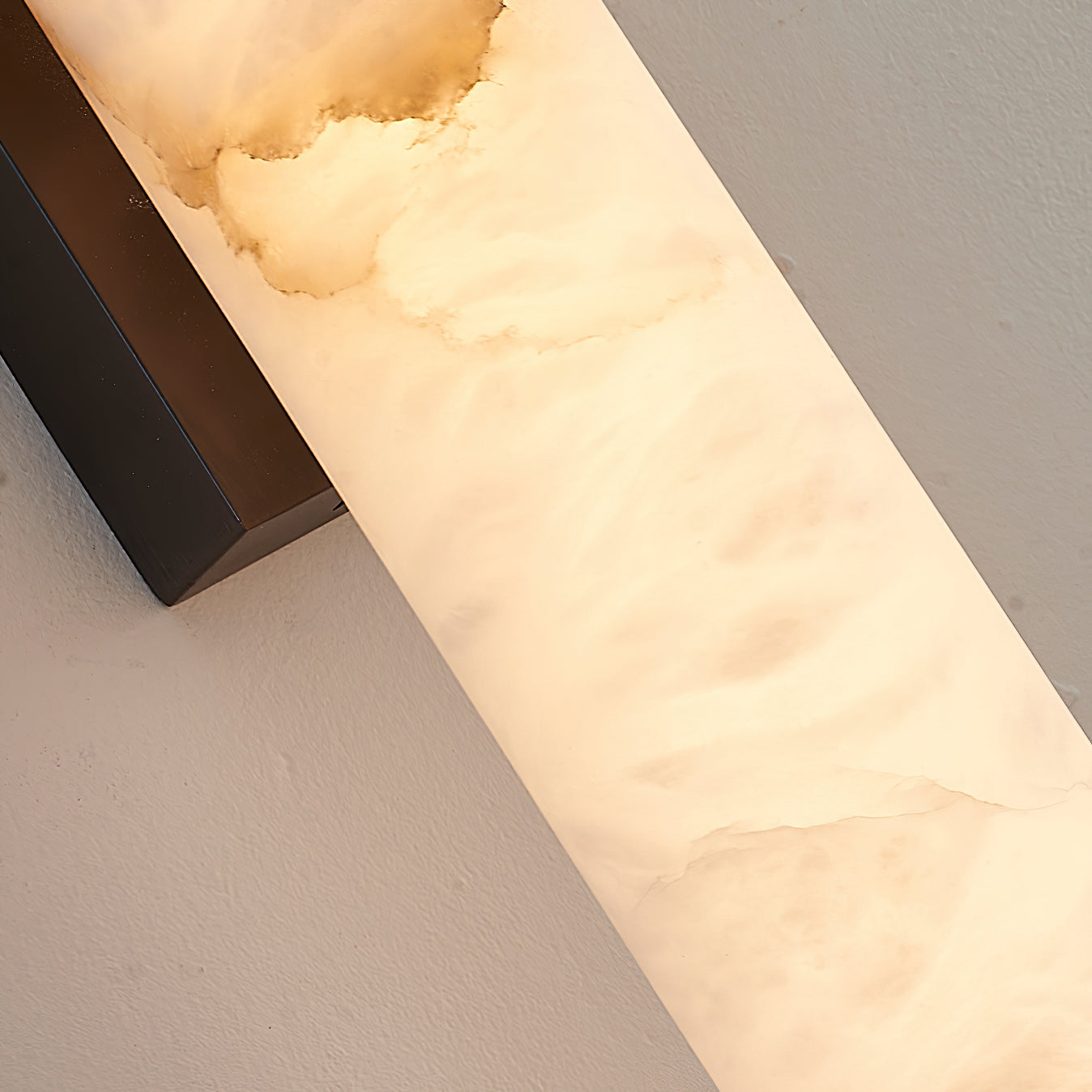 Arcus Modern Minimalist Elegance Brass Alabaster Sconce Wall Lamp - Lamp Copper