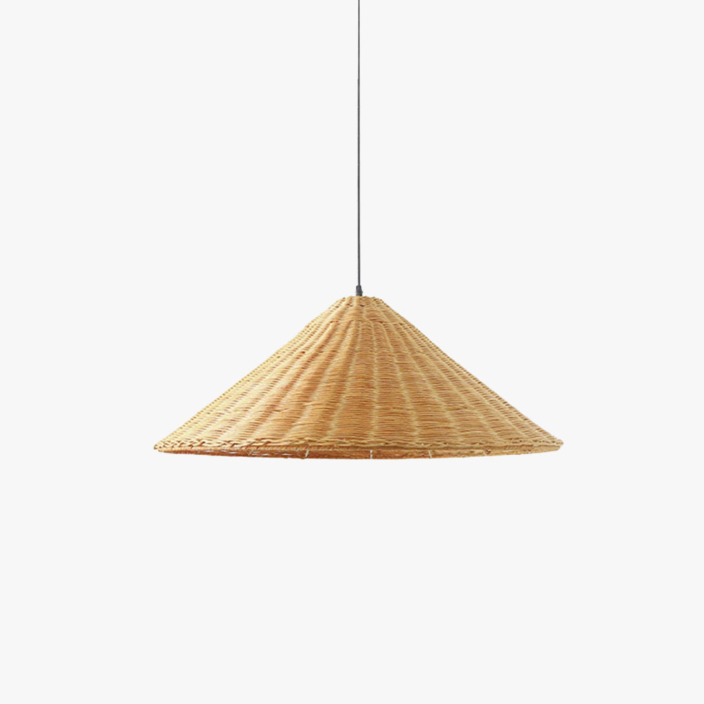 Muto Vintage Hecho a Mano LED Ratán Lámpara Colgante Salón