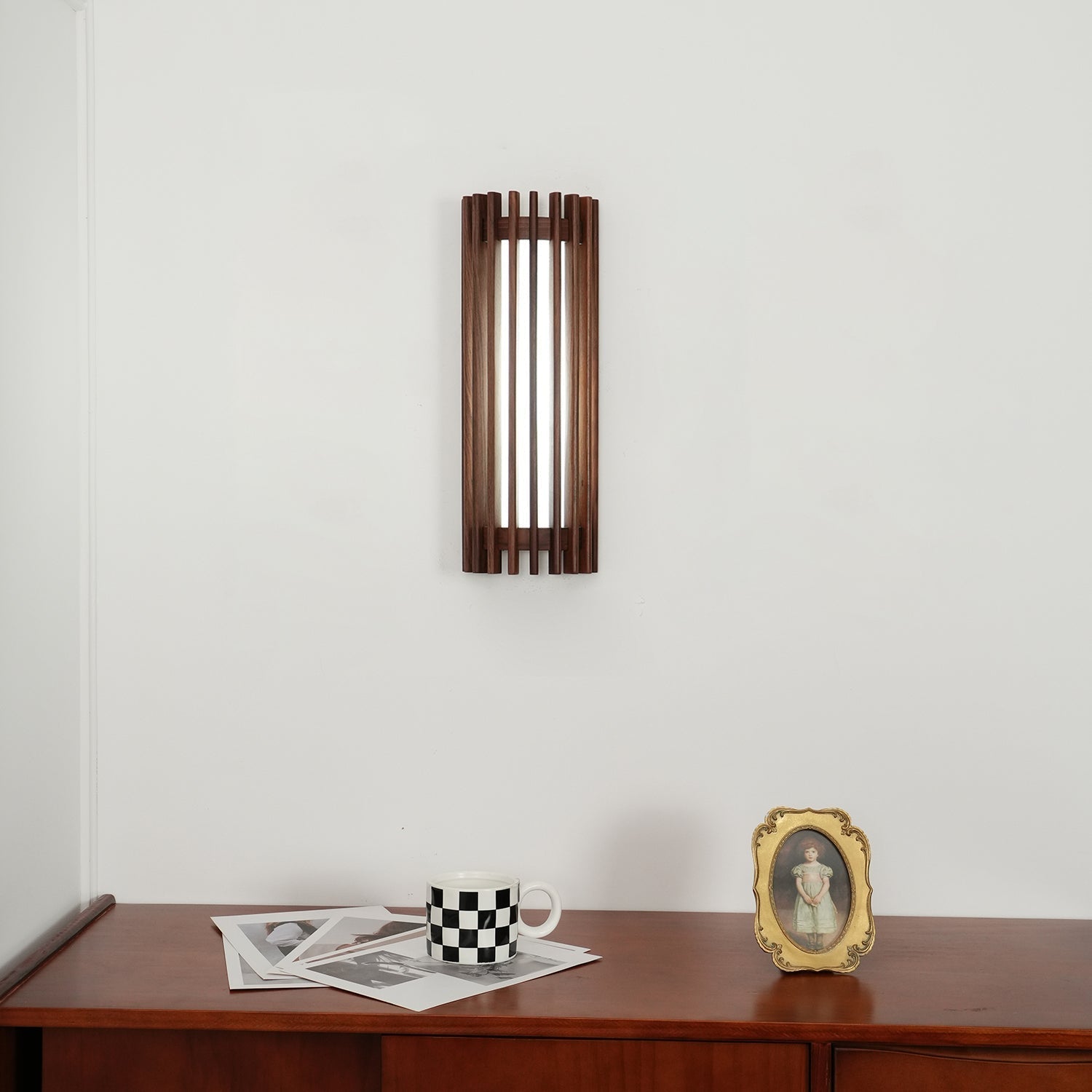 Neyra Walnut Indoor Wall Lamp - Neutral Decor
