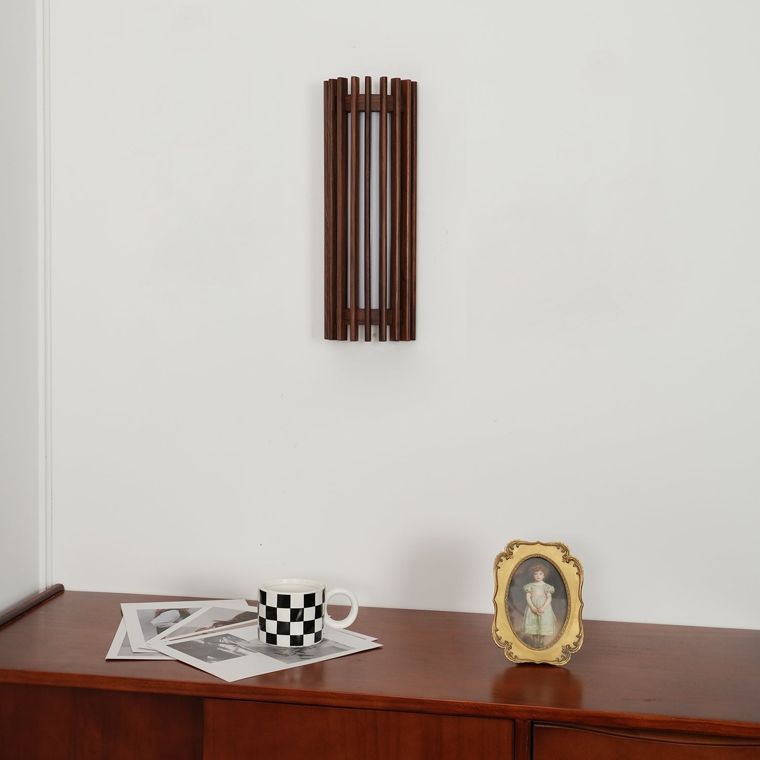 Neyra Walnut Indoor Wall Lamp - Neutral Decor