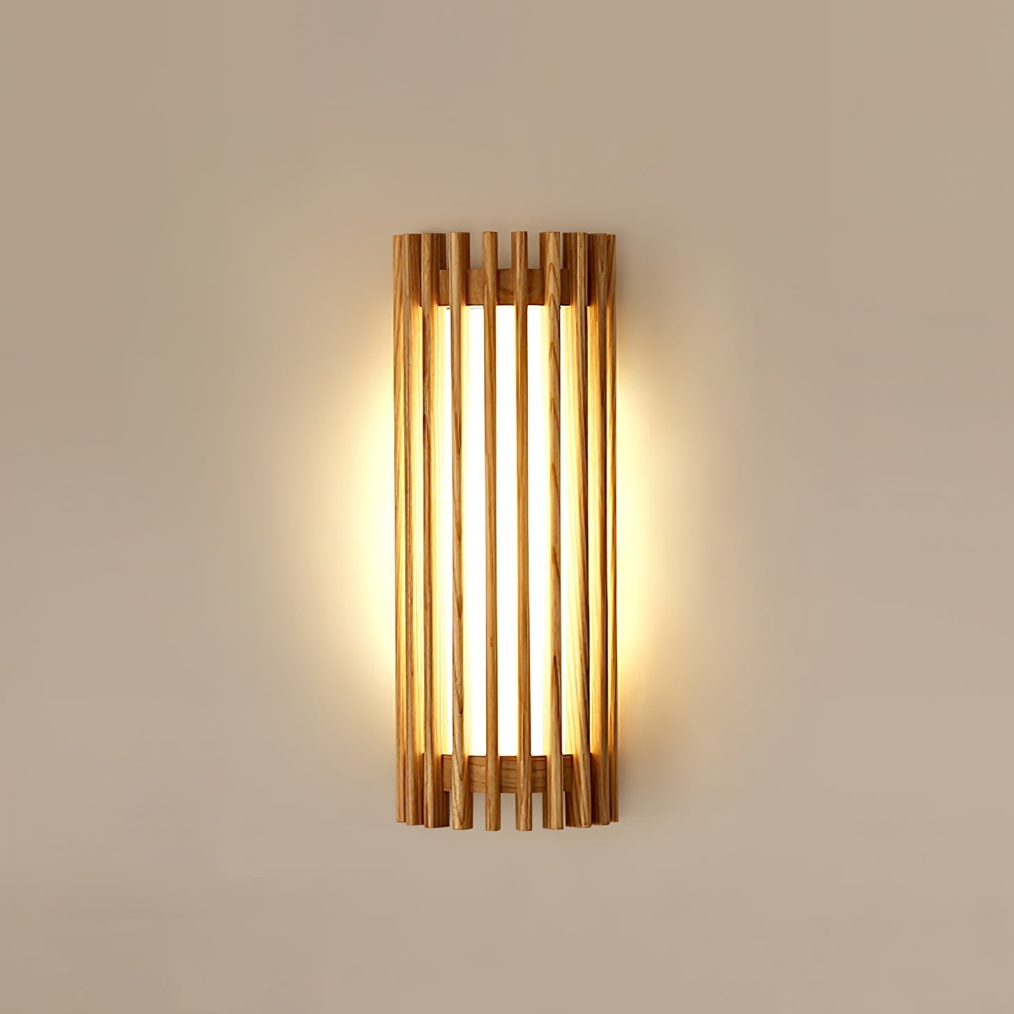 Neyra Walnut Indoor Wall Lamp - Neutral Decor