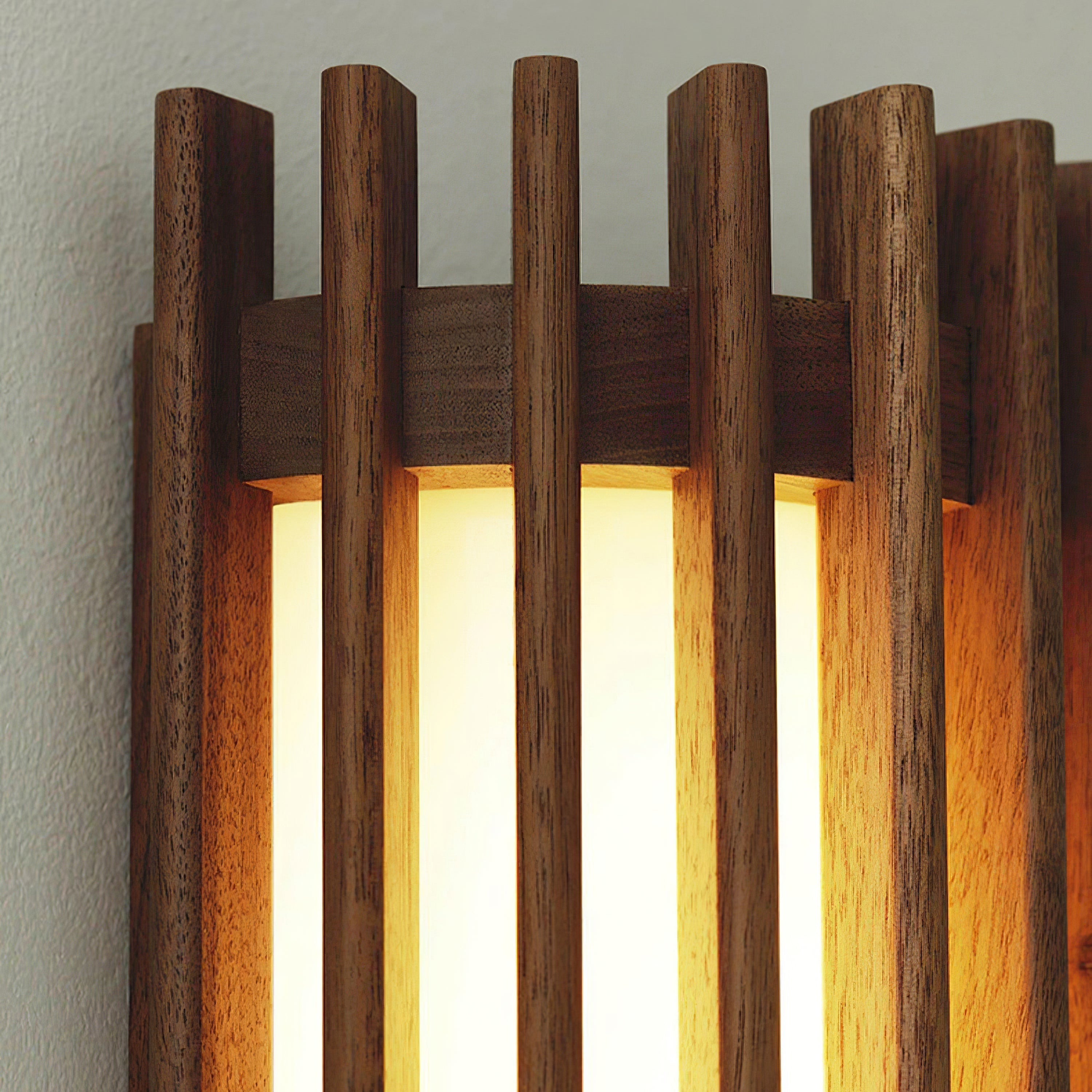Neyra Walnut Indoor Wall Lamp - Neutral Decor