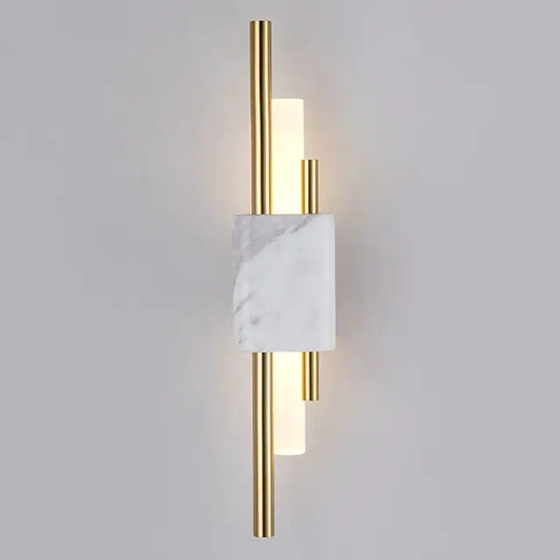 Arisha Moderna Geometría Metal LED Aplique de Pared Blanca/Dorada/Verde