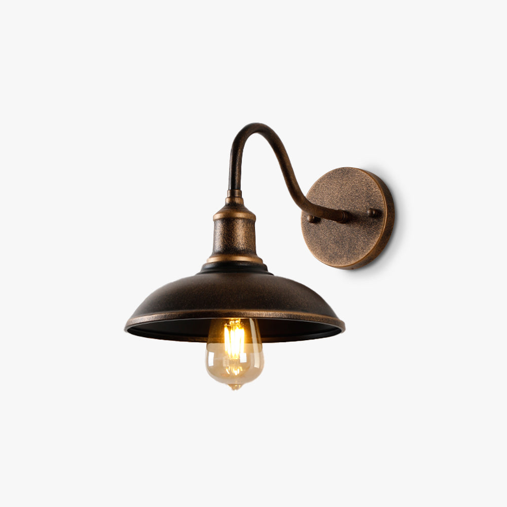 Ray Aplique de Pared Vintage Cúpula  LED  Bronce