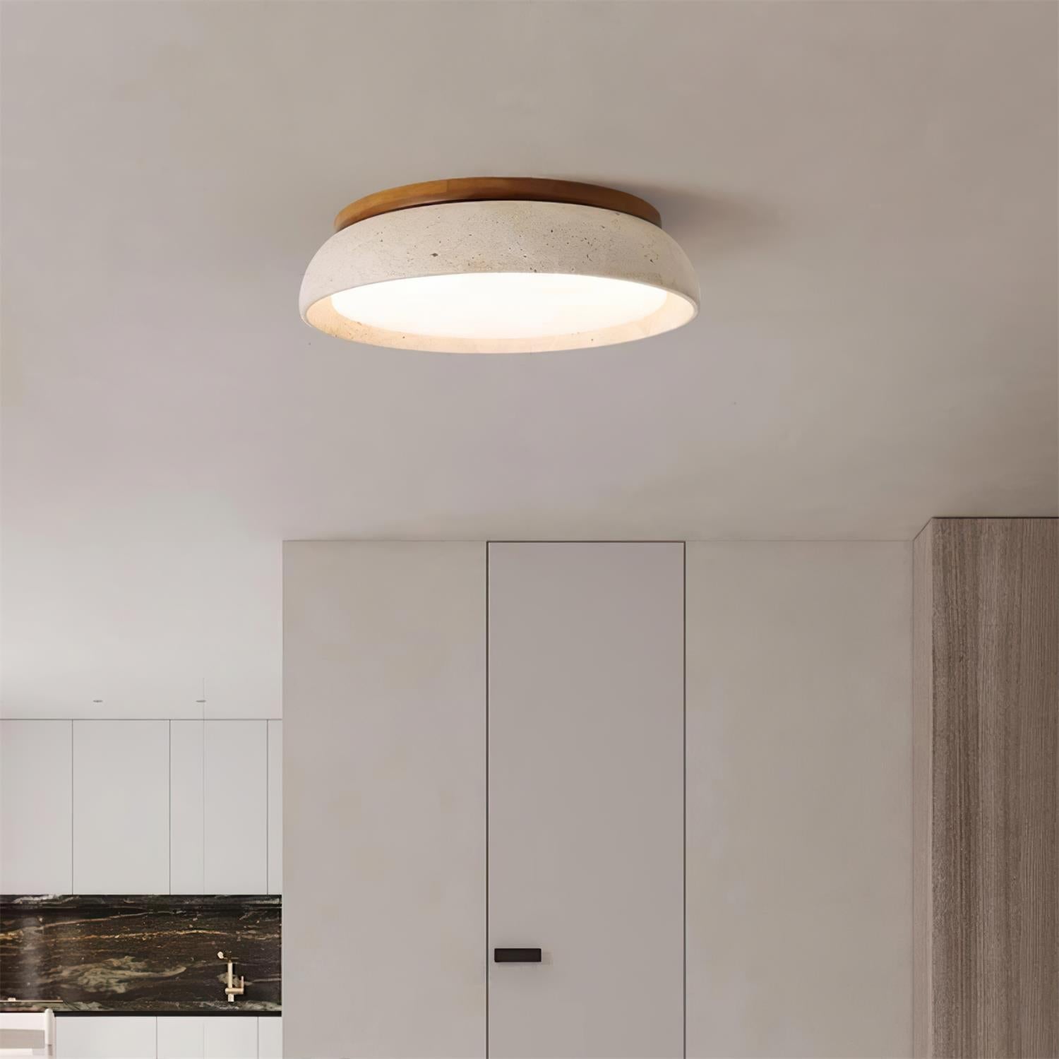 Kloris Ceiling Light Piedra Travertine - Neutral Decor