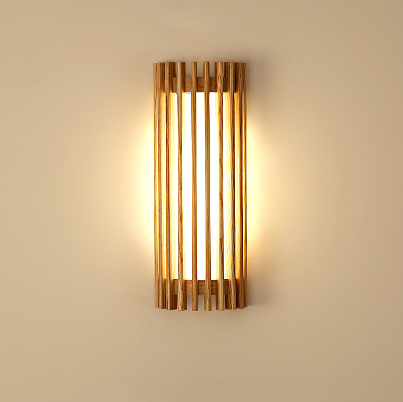 Neyra Walnut Indoor Wall Lamp - Neutral Decor