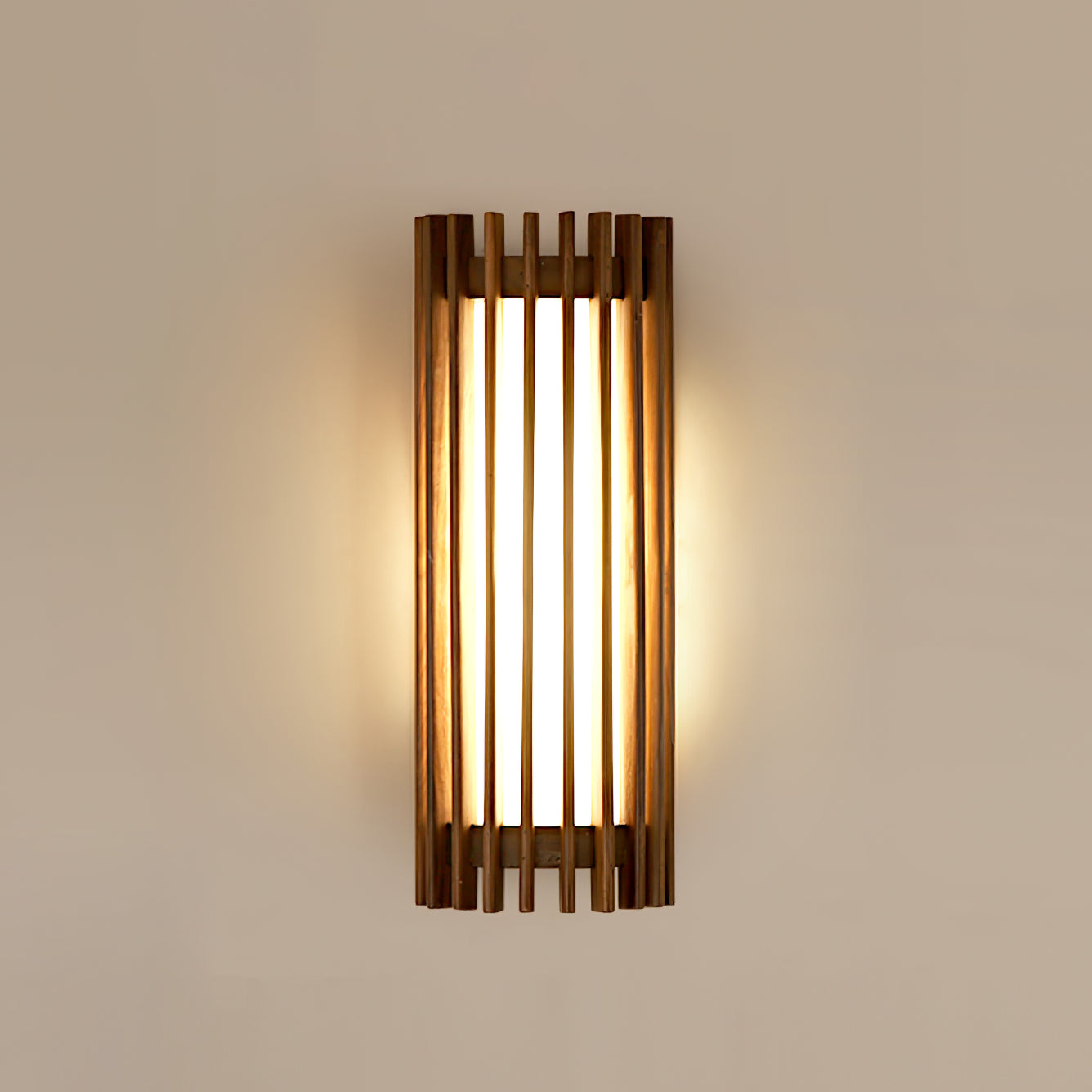 Neyra Walnut Indoor Wall Lamp - Neutral Decor